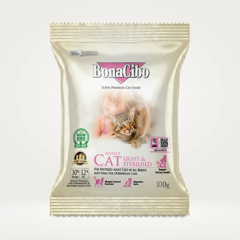 BonaCibo Adult Cat Light - Sterilised Tavuklu BonaCibo Adult Cat Light - Sterilised Tavuklu