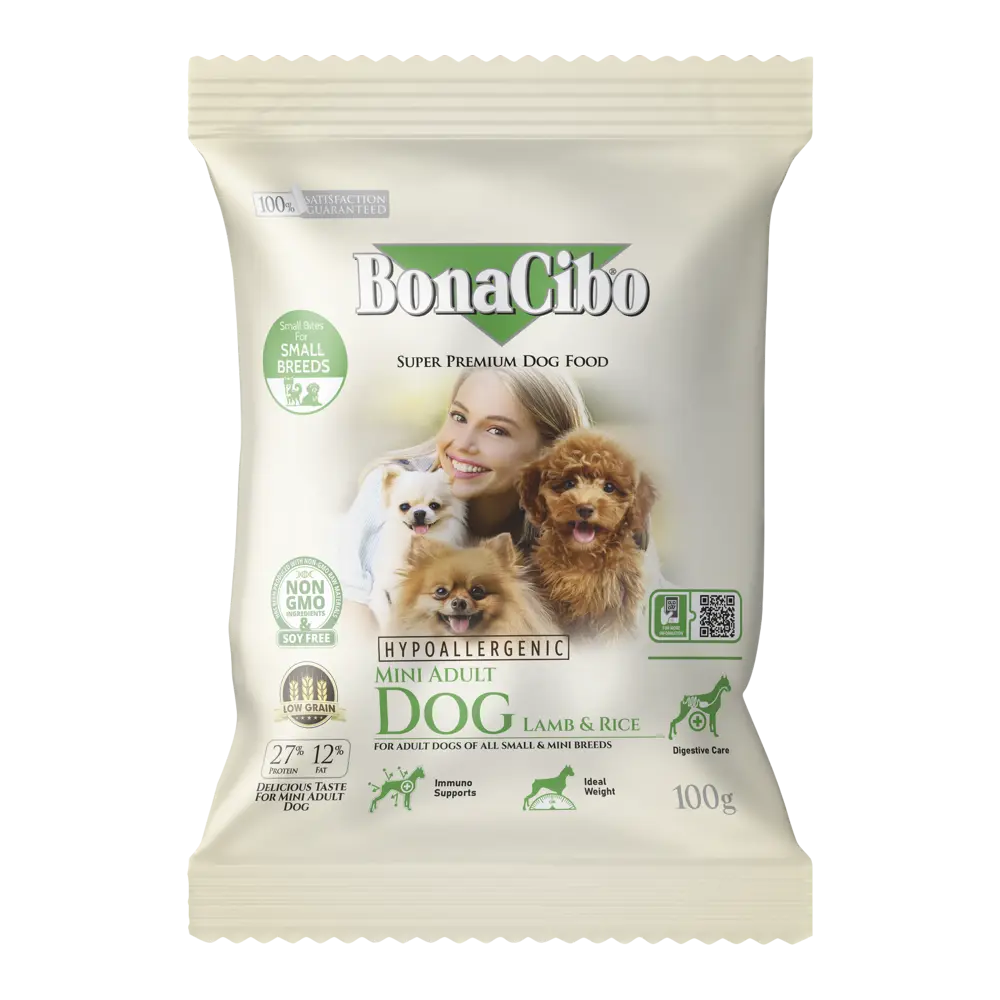 BonaCibo Mini Adult Dog Lamb & Rice