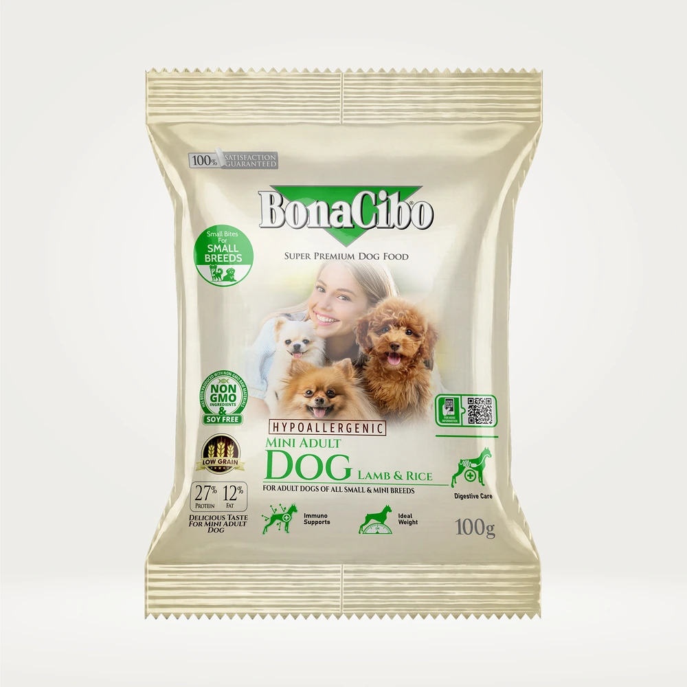 BonaCibo Mini Adult Dog Lamb & Rice