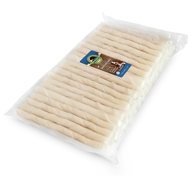 Kennel White Twist Bones 12 cm x 100 Adet (700 gr)-Kutulu