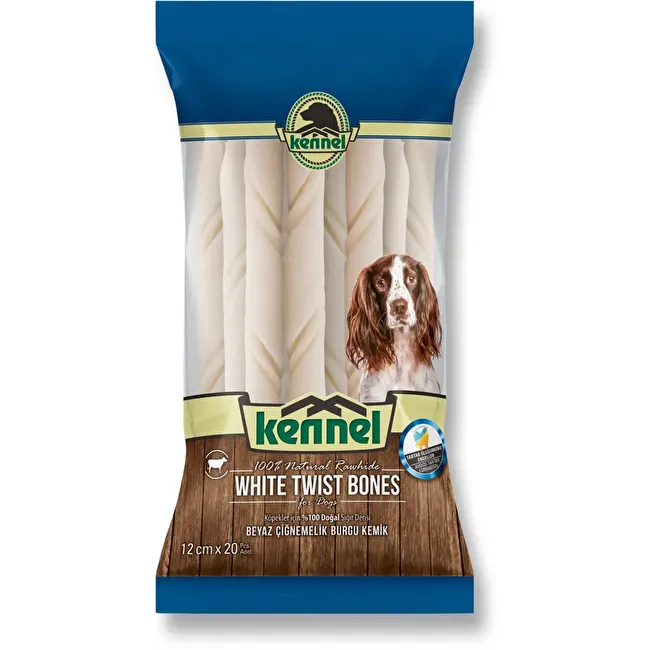 Kennel White Twist Bones 12 cm (20 li) x 3 Paket