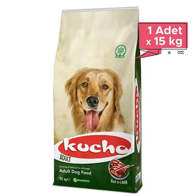 Kucho Adult Dog Lamb 15 Kg Kuzu Etli Yetişkin Köpek Maması